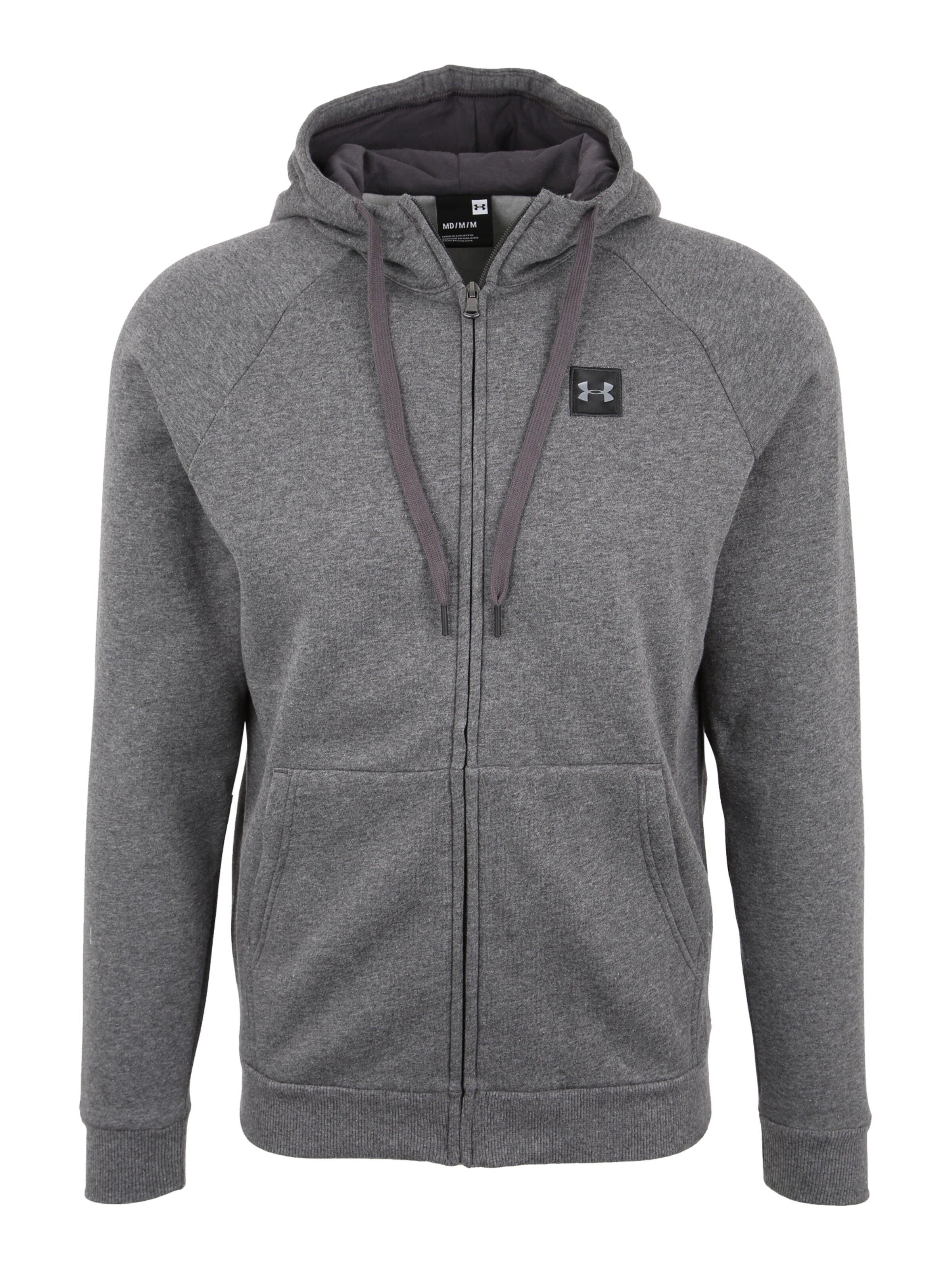 pelēks UNDER ARMOUR Sporta jaka 'Rival': no priekšpuses