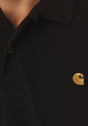 Carhartt WIP Polo 'Chase Pique' in Schwarz: predná strana