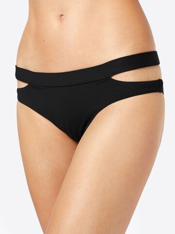 Seafolly - Cueca biquíni em preto: frente