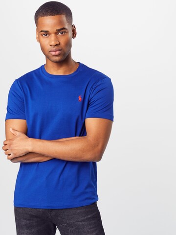 T-Shirt 'SSCNCMSLM2' Polo Ralph Lauren en bleu : devant