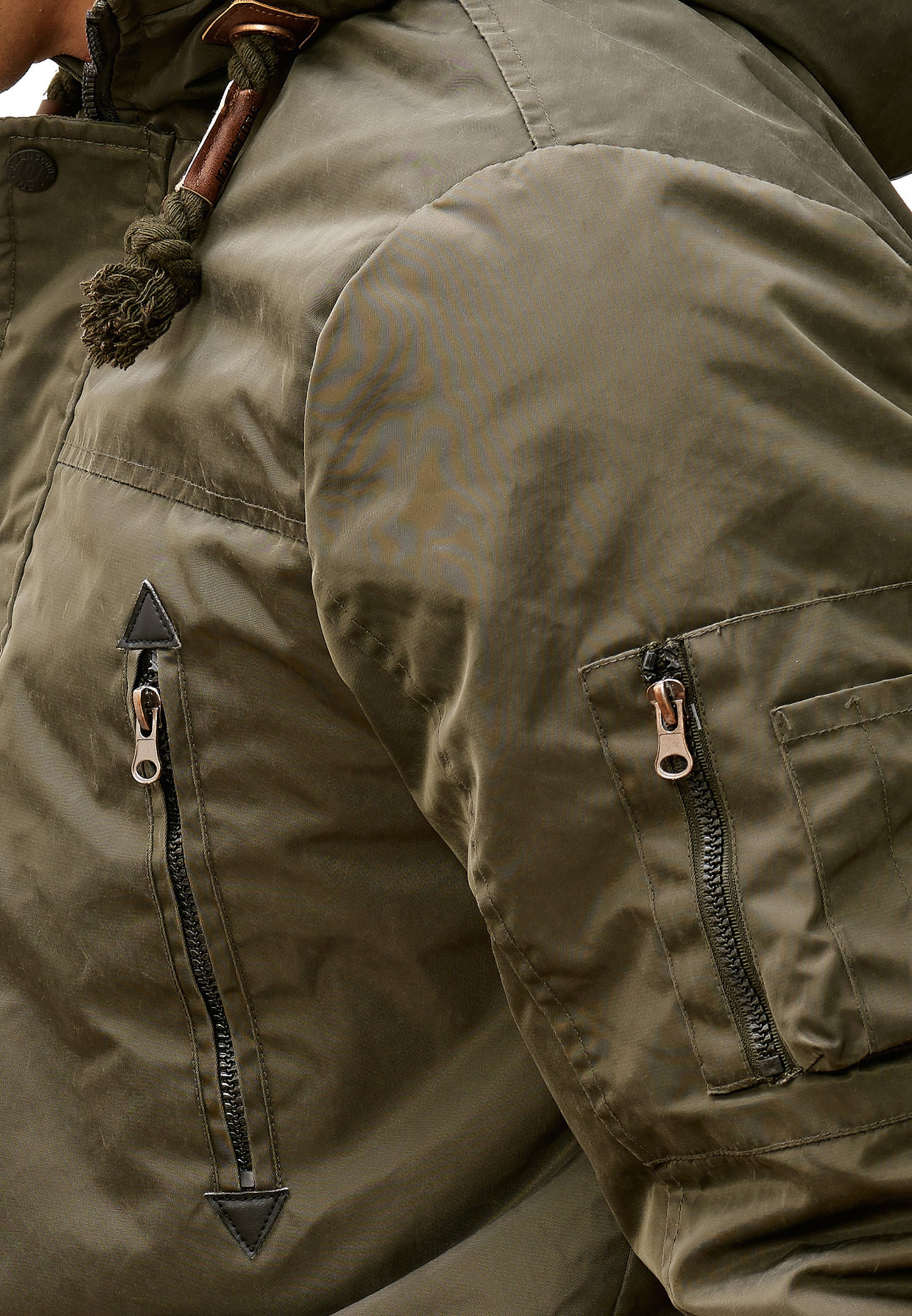 INDICODE JEANS Winter Parka 'Bardsley' in Green