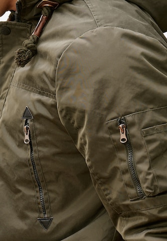 INDICODE JEANS Winter Parka 'Bardsley' in Green