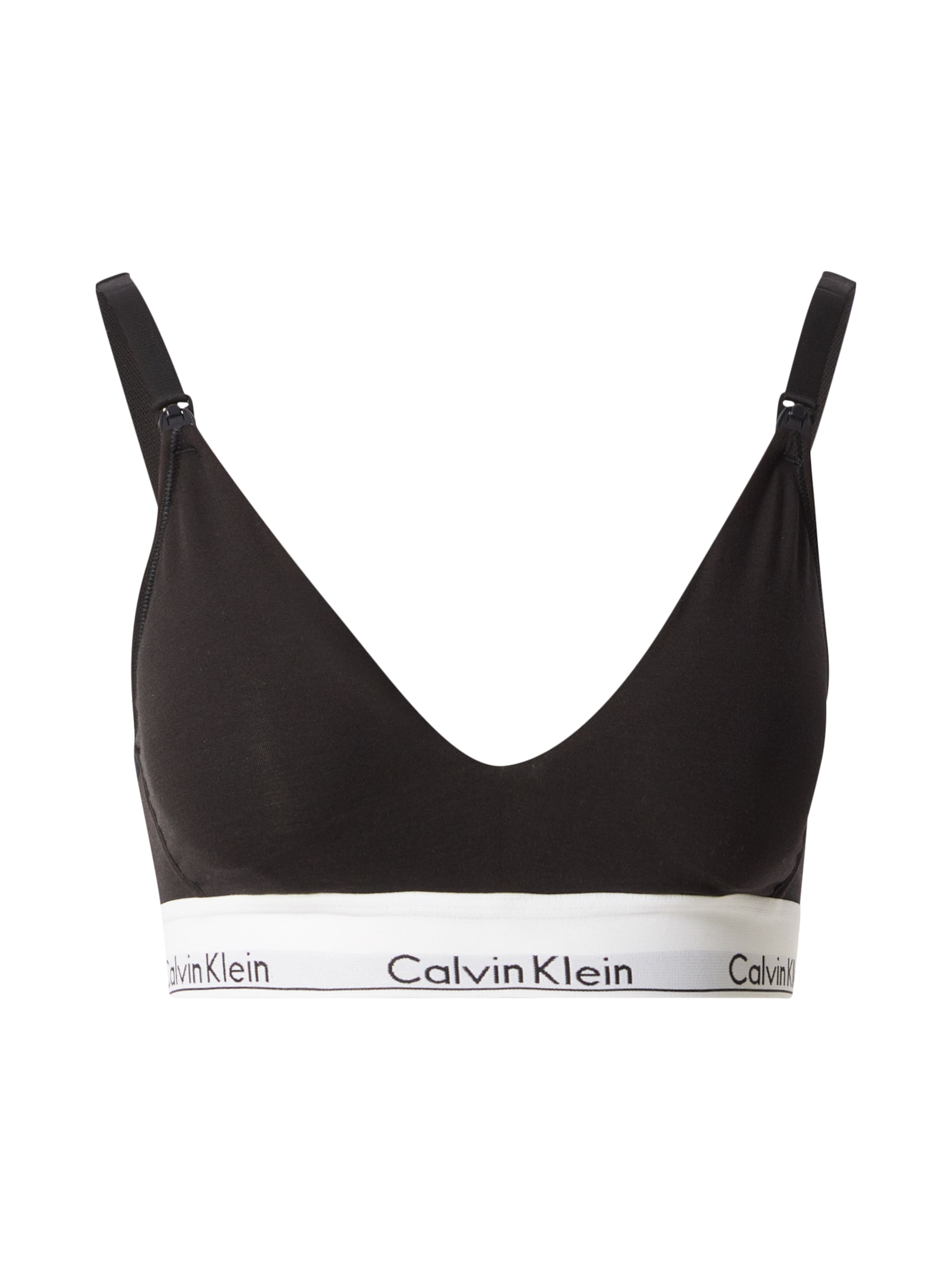 Calvin Klein Underwear - Sujetador de lactancia en negro: frente
