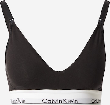 Regular Soutien-gorge d’allaitement Calvin Klein Underwear en noir : devant