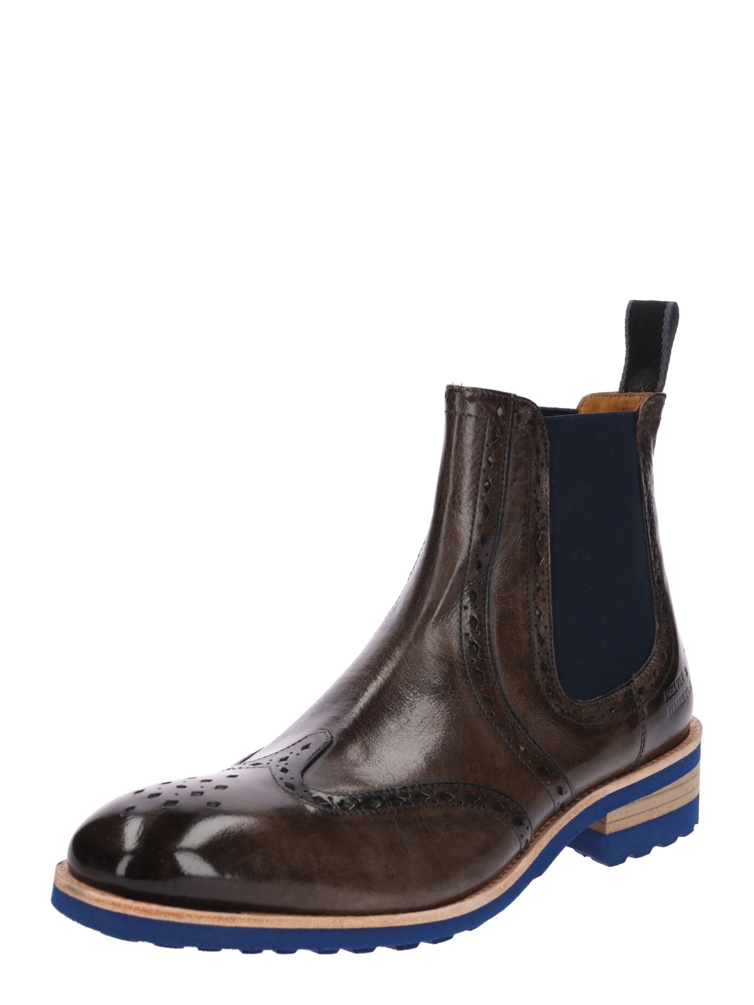 MELVIN & HAMILTON - Chelsea boots 'Walter 9' in de kleur Donkerbruin