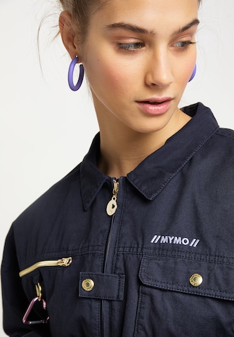 MYMO Between-season jacket in Blue: front