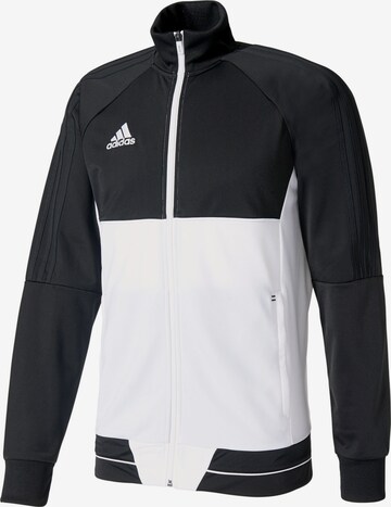 ADIDAS PERFORMANCE Sportjacke 'Tiro 17' in Schwarz: predná strana