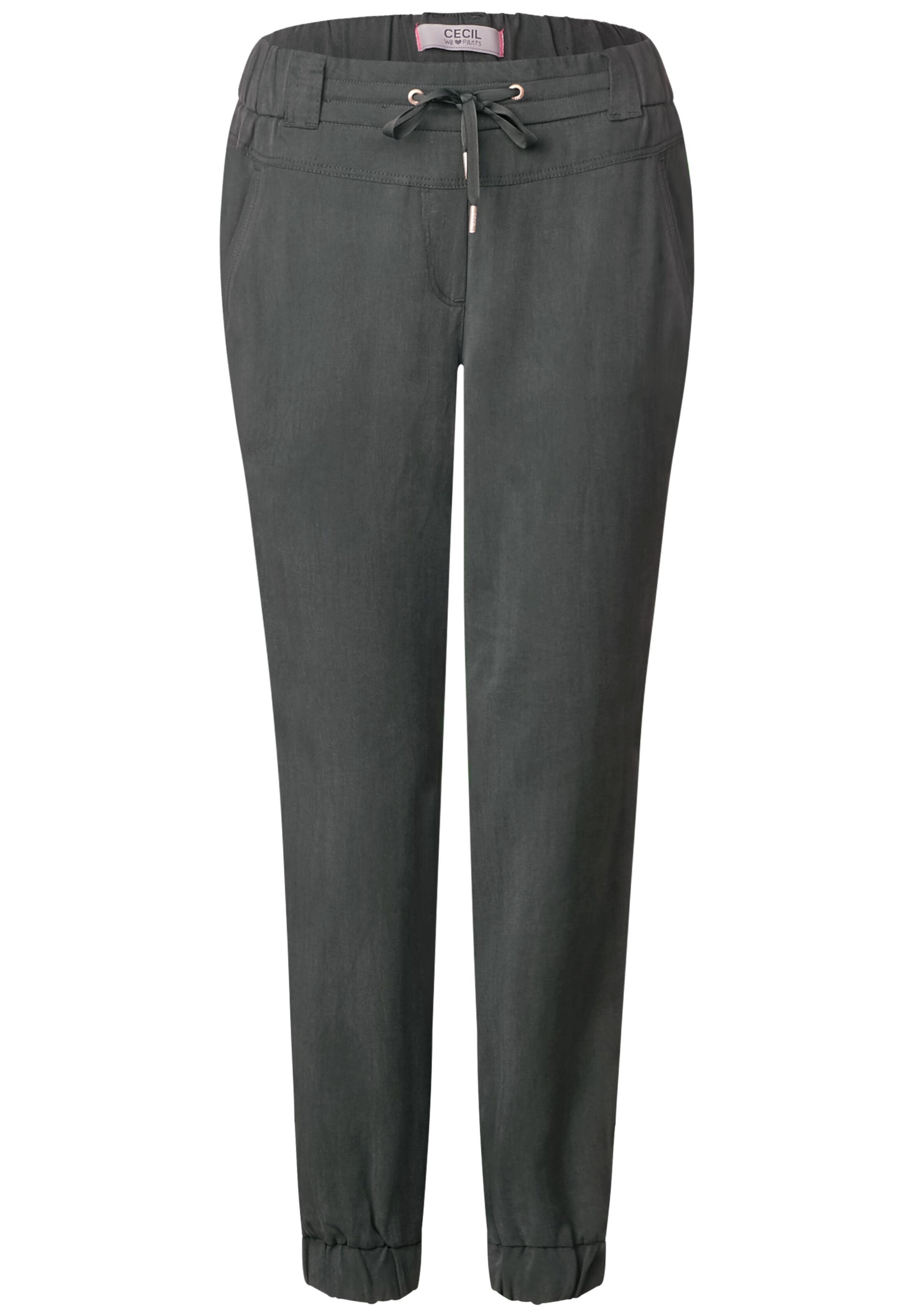CECIL - Joggpants in dunkelgrün