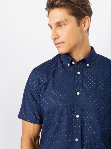 GAP Slim fit Button Up Shirt in Blue