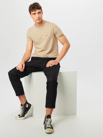 TOMMY HILFIGER Slim fit Shirt in Beige