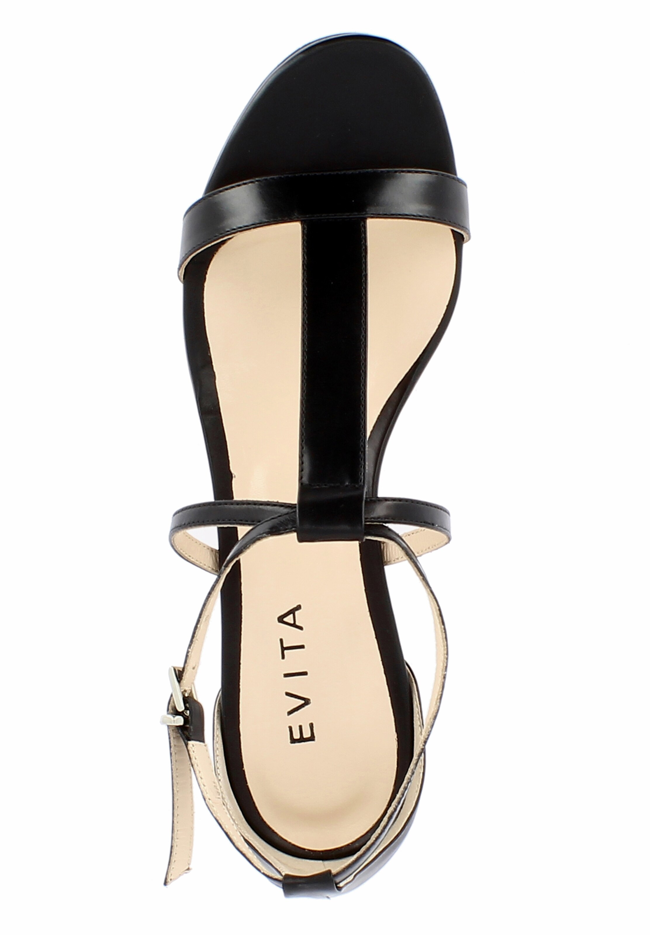 EVITA Sandalen met riem 'Salvina' in Zwart