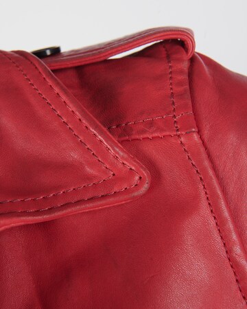 Maze Lederlangjacke mit Hüftgürtel ' Culima ' in Rot