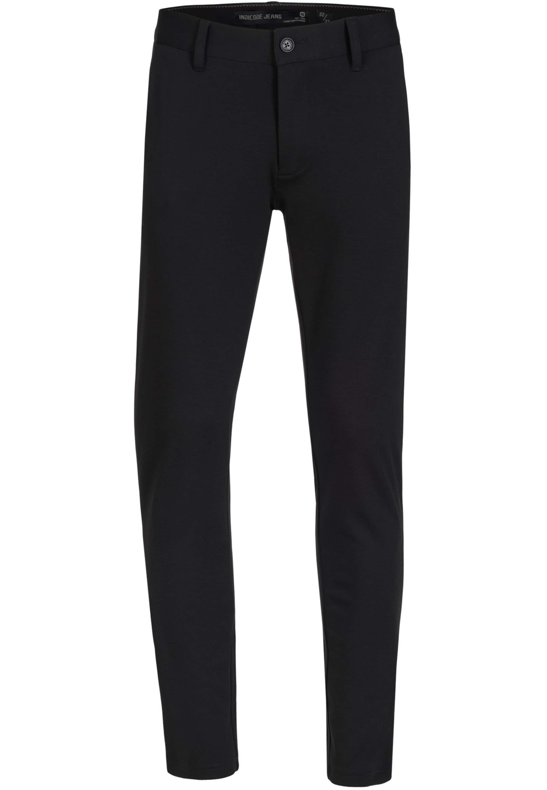 INDICODE JEANS Pants 'Rodekro' in Black: front