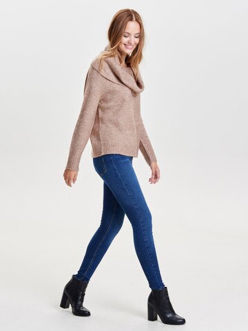 Pull-over 'Bergen' ONLY en marron