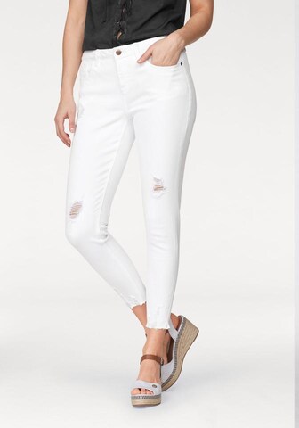 Aniston CASUAL Skinny Jeans in White: front