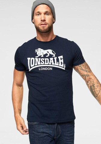 LONSDALE T-Shirt 'Loscoe' in Blau