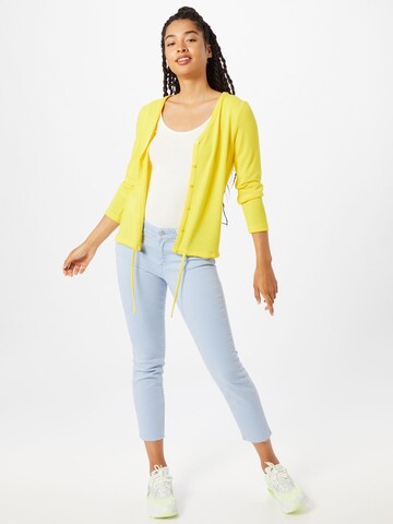 Cardigan 'QR Idamarie' STREET ONE en jaune