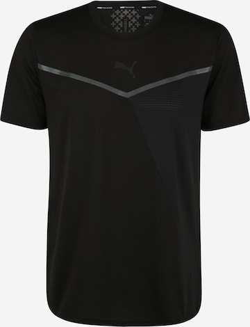 T-Shirt fonctionnel PUMA en noir : devant