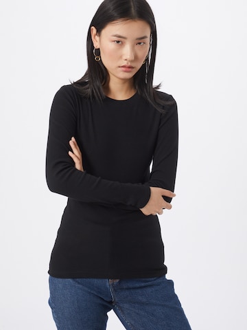 Samsøe Samsøe - Camiseta 'Alexa ls 7542' en negro: frente