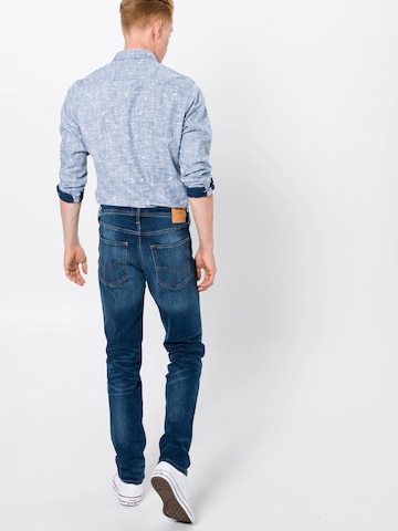 Coupe slim Jean 'Tim' JACK & JONES en bleu