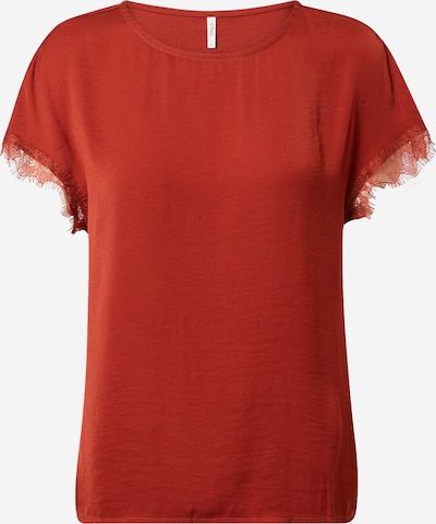 ONLY T-shirt en rouge orangé, Vue avec produit