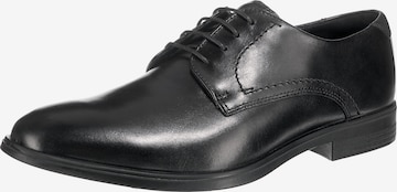 ECCO - Sapato com atacadores 'Melbourne' em preto: frente