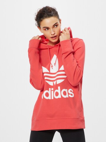 ADIDAS ORIGINALS Hoodie 'Trefoil' in Pink: predná strana