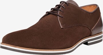 SHOEPASSION Athletic Lace-Up Shoes 'No. 5301' in Brown: front