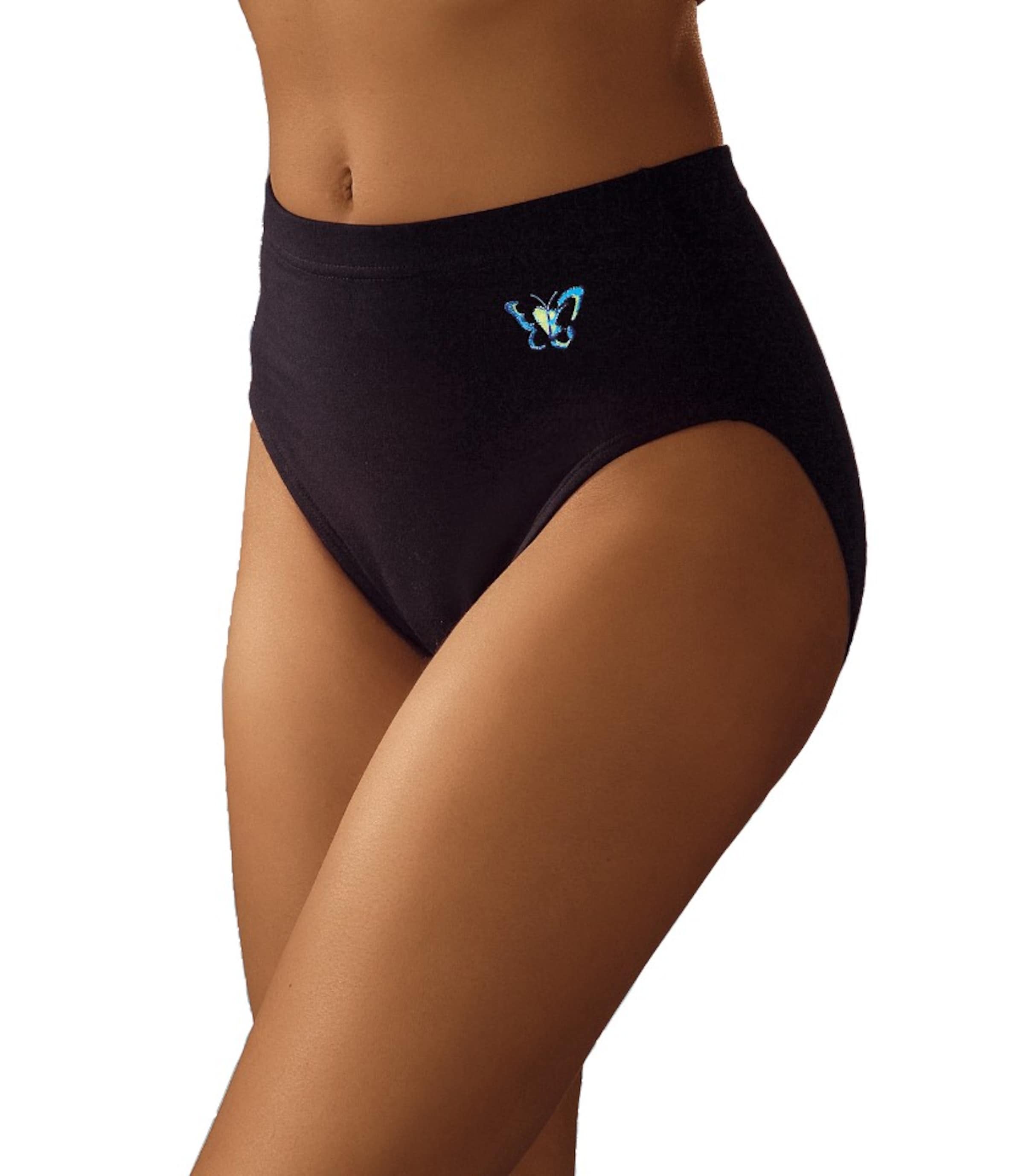 PETITE FLEUR Shaping slip 'Bauch weg' in Black: front