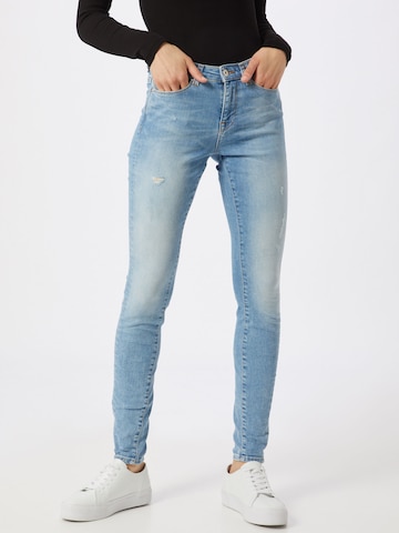 Skinny Jean ONLY en bleu : devant