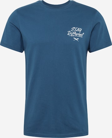 Iriedaily Shirt 'Bye Bye Cat' in Blue: front