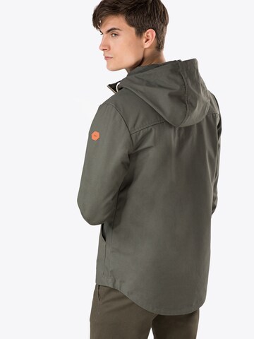 Revolution Between-season jacket in Green: back