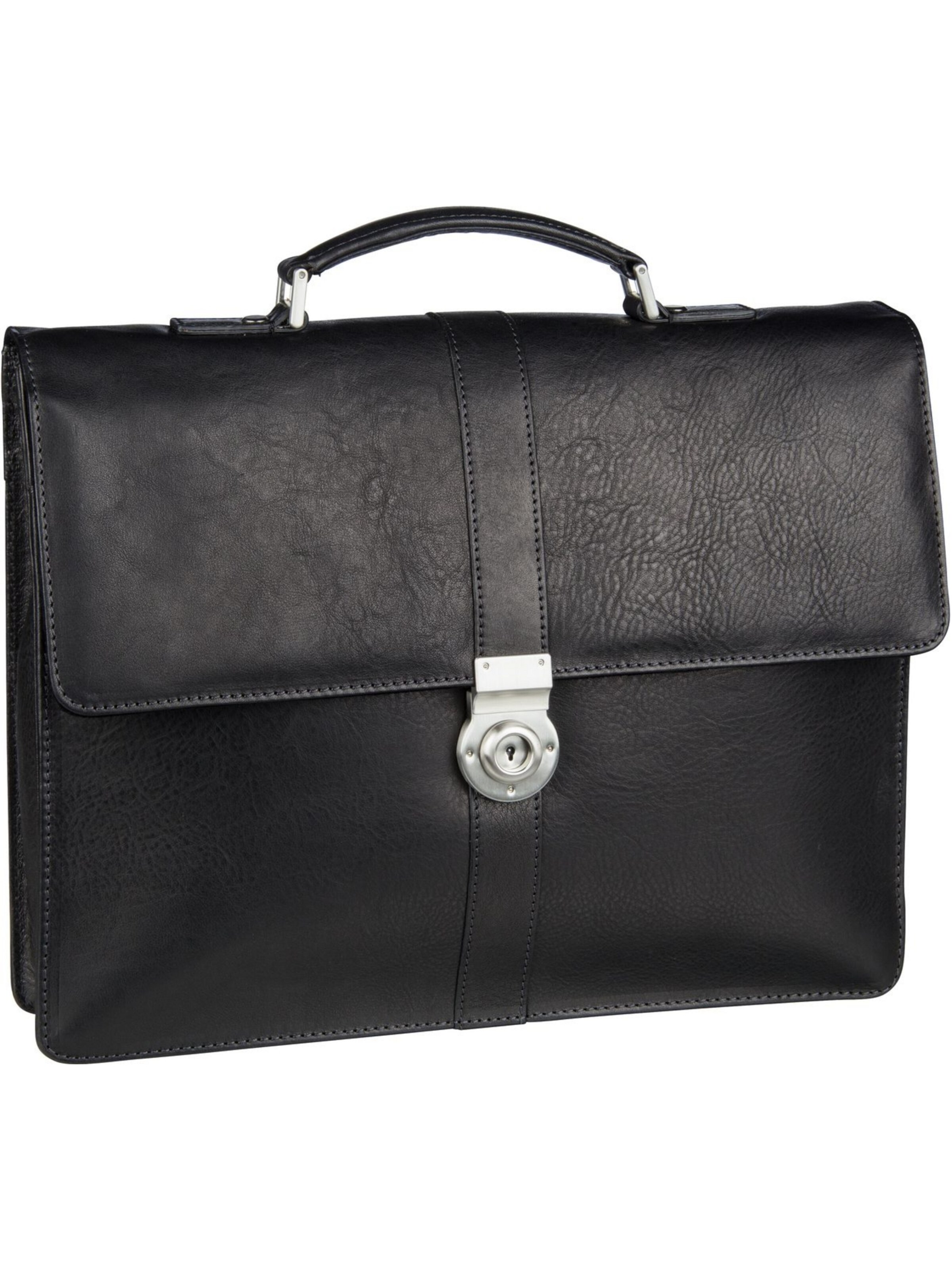 Porte-documents ' Bergamo  ' LEONHARD HEYDEN en noir : devant