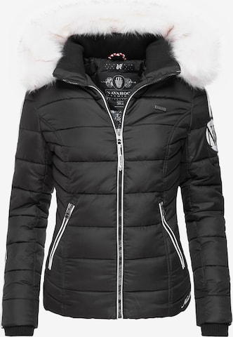 NAVAHOO Winter jacket 'Khingaa's' in Black: front