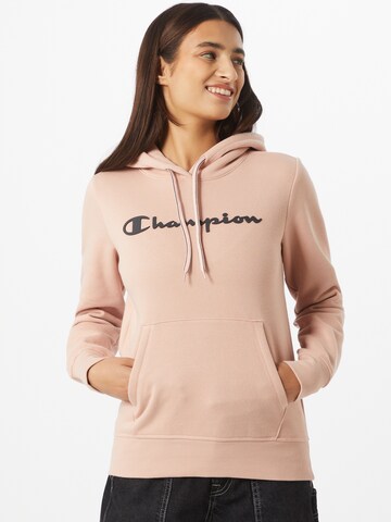 Sweat-shirt Champion Authentic Athletic Apparel en rose : devant