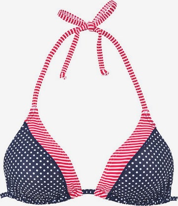 s.Oliver - Top de bikini 'Avni' en azul: frente