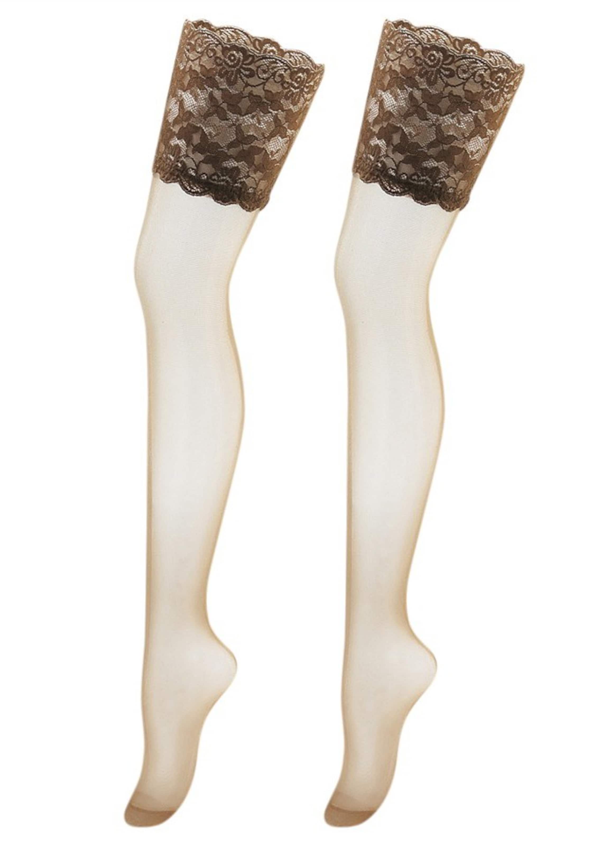 VIVANCE Fine stockings in Beige: front