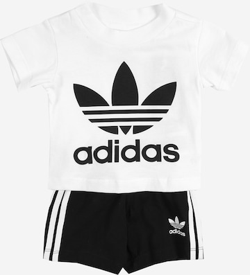 Set 'Trefoil' de la ADIDAS ORIGINALS pe negru: față