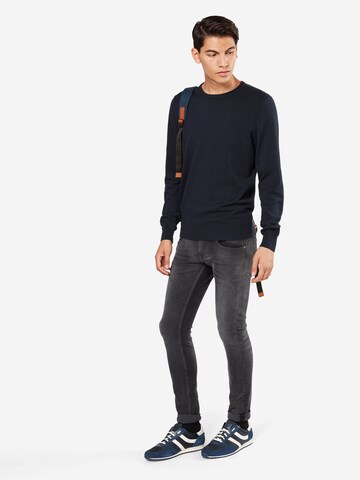 Pull-over 'BasicCrewneck' Pier One en bleu