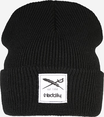 Iriedaily Beanie 'Smurpher Heavy' in Black: front