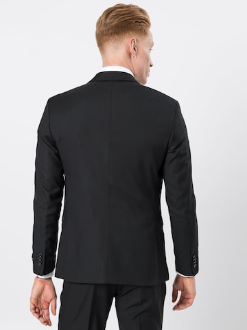 Coupe slim Costume 'JPRSOLARIS SUIT' JACK & JONES en noir : derrière