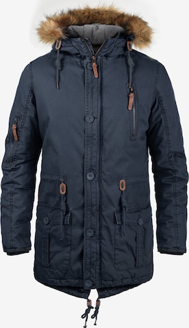 !Solid Winter Parka 'Clark' in Blue: front