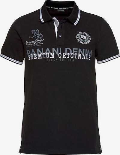 BRUNO BANANI Shirt in grau / schwarz / weiß, Produktansicht