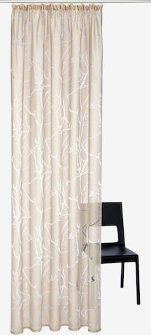 MY HOME Curtains & Drapes in Beige: front