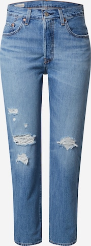 LEVI'S ® Regular Jeans '501' in Blauw: voorkant