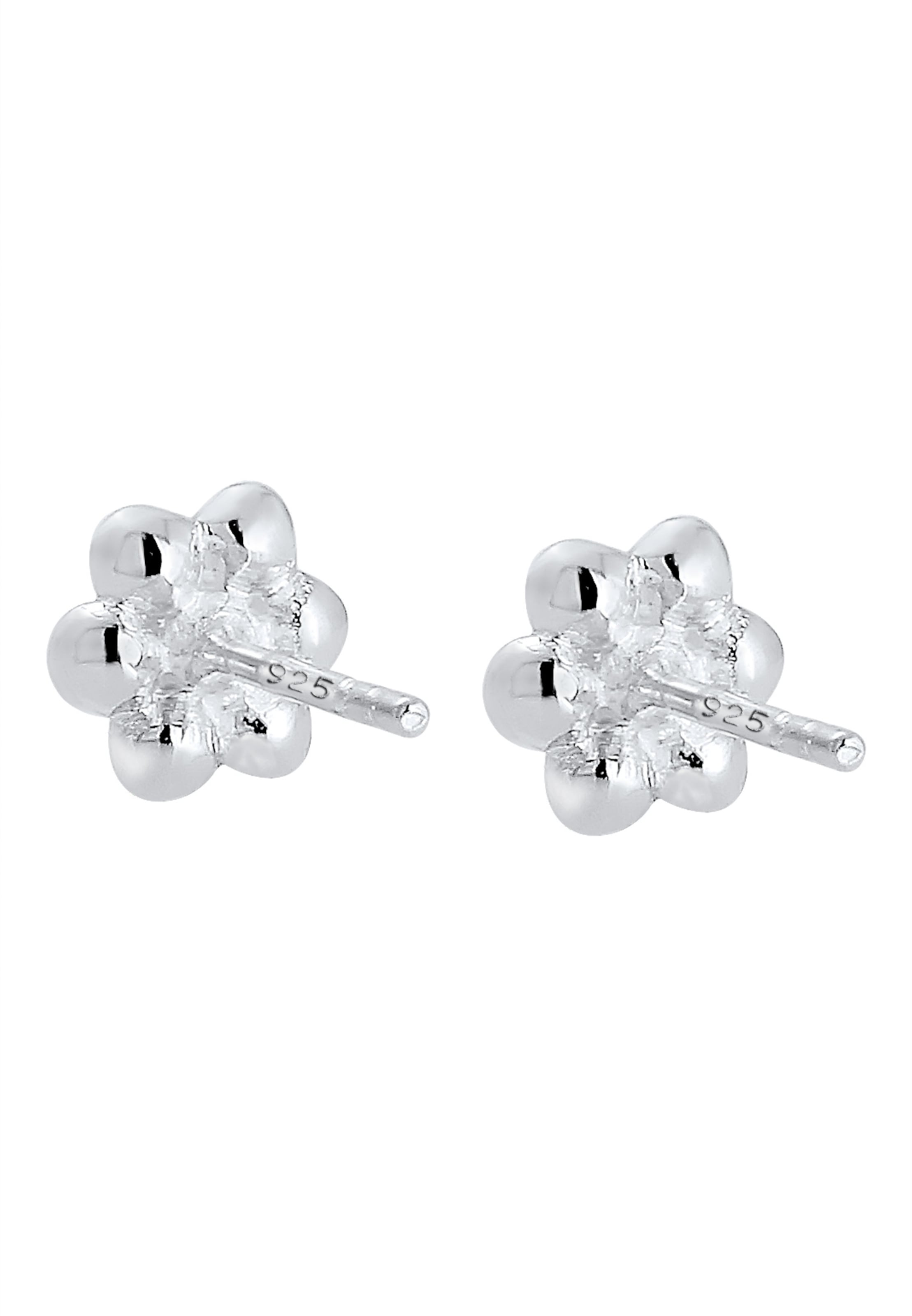 ELLI Ohrringe 'Blume' in Silber