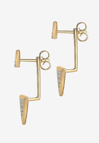 ELLI Ohrringe 'Double Studs' in Gold