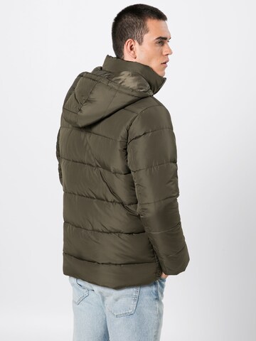 Urban Classics Winter Jacket in Green