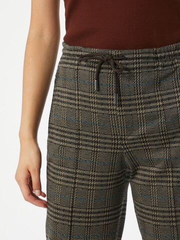 DRYKORN Regular Trousers with creases 'ACCESS' in Brown