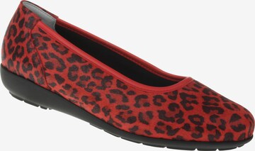 Natural Feet Ballet Flats in Red